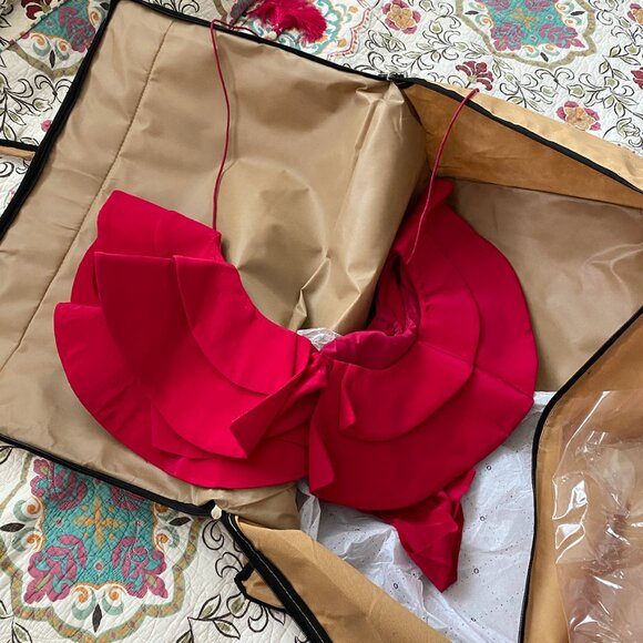 Rani Pink Indo Western Lehenga Choli And Blouse With Embroidered Belt - Picture 5 of 10